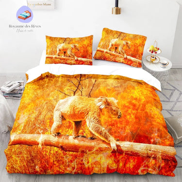 Housse de Couette Koala Feu